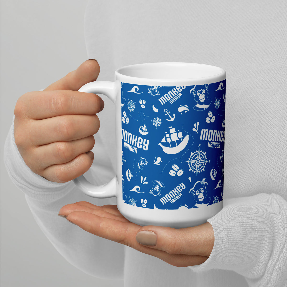 Nautical Large Coffee Mug